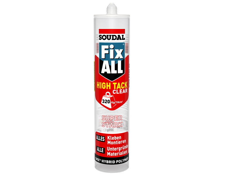 FIX ALL - HIGH TACK CLEAR / Kartusche 290ml