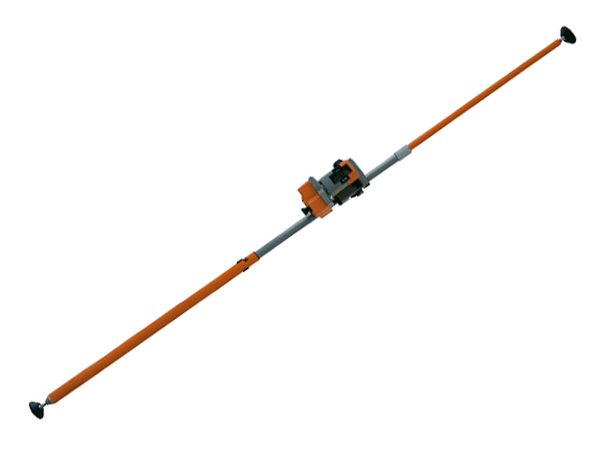 Teleskopklemmstange ca. 1516mm-3400mm orange / grau 