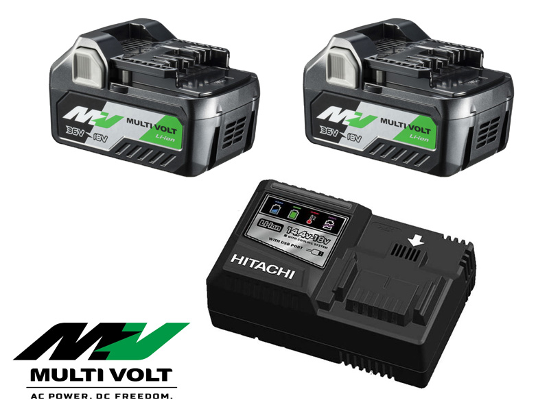 HIKOKI Booster Pack BSL36B18 x 2+ UC18YSL3