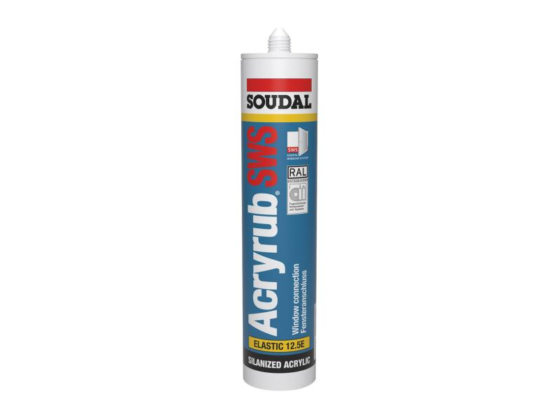Acryrub SWS - weiß -  RAL - EC1
